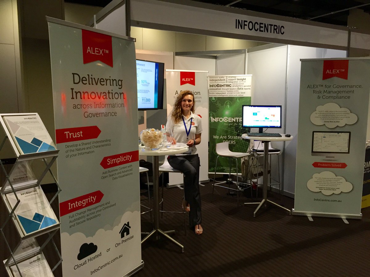 InfoCentric_'s tweet photo. InfoCentric is ready for #GRC2015 @GRCInstitute. Please come and visit us for a chat around information governance. https://t.co/Bko85XdWWK