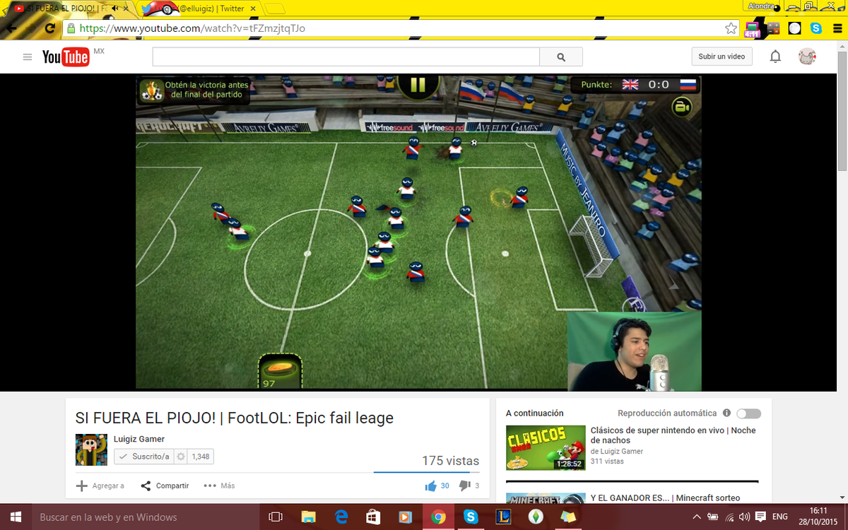 Alondrabere17's tweet photo. Viendo a @elluigiz mientras me tomo la pastilla 7u7r :'v https://t.co/Kxw7bx42b6