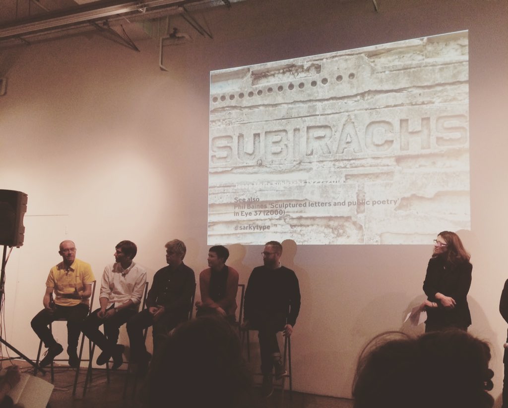 nataliebraune's tweet photo. Fantastic eve at letterform live #LetterformLive https://t.co/invFCE6QIV