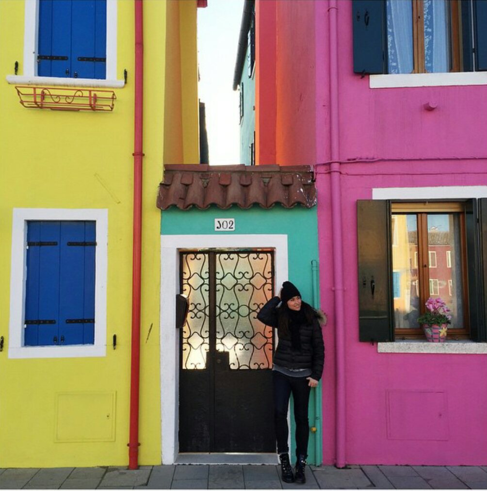 Burano Adasi'na gelip de renkli evler onunde foto cekinmemek olmazdi :) #Burano #İtalya