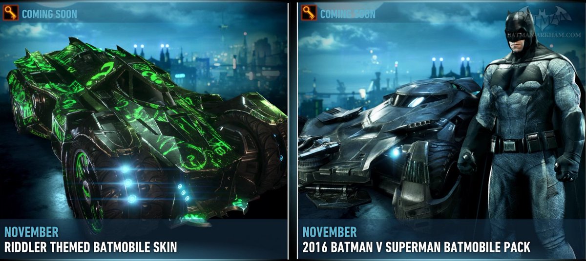 ArkhamVideos's tweet photo. Batman #ArkhamKnight November DLC https://t.co/mGNaRJH1Tg