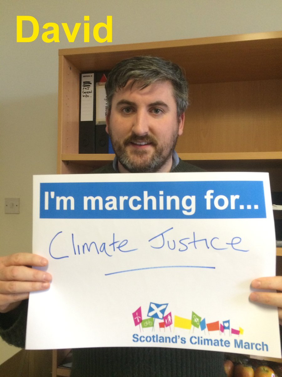 sciaf's tweet photo. David from #TeamSCIAF is marching for climate justice #scotclimatemarch https://t.co/drRvrYlG5l