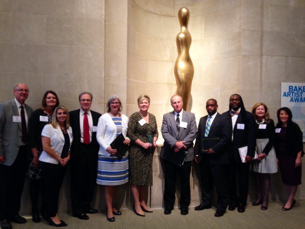 ArtsEdTaskForce's tweet image. Today, AEMS was happy to honor MD principals who are leaders in arts education at a breakfast and forum at @artbma