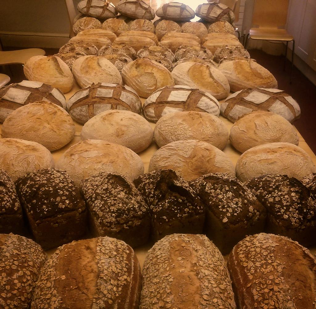 Busy day in the @artisanschool training room! #futurebakers #baking #realbread