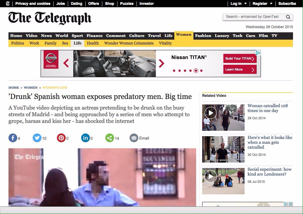 UnusualComm's tweet photo. @Telegraph @TelegraphNews también se hace eco de nuestro vídeo para @neurosalus + Doctortest.us @doctorgaona https://t.co/FtePBn2nos
