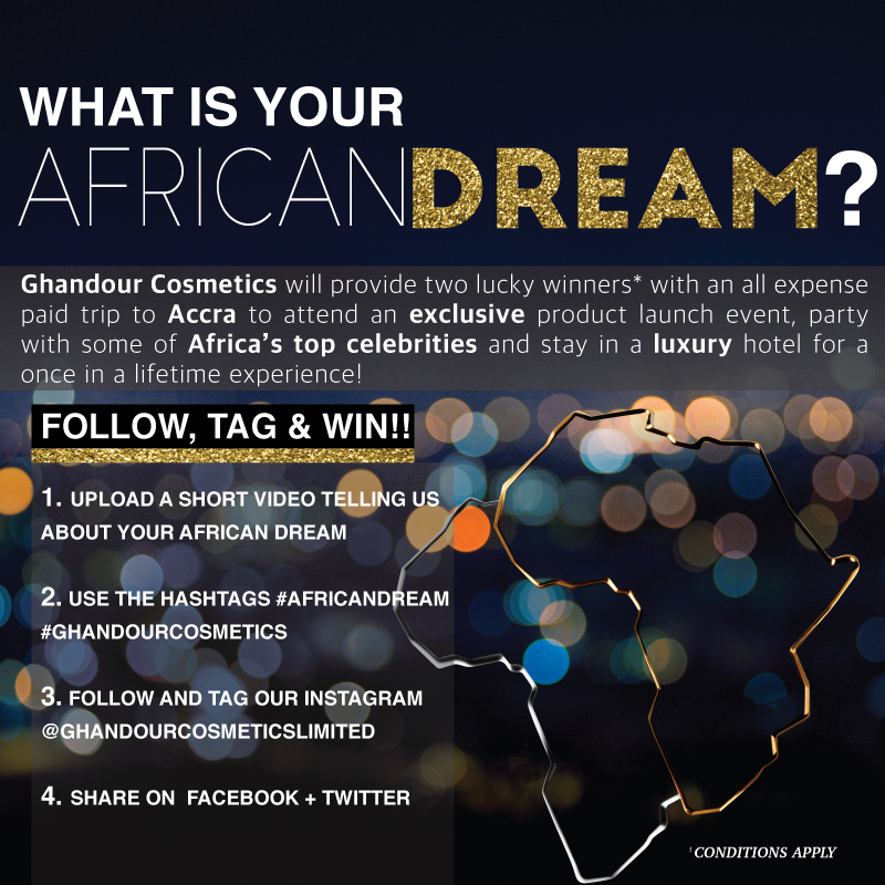 ScentOfAfrica's tweet photo. Get on Instagram and stand a chance of being a lucky WINNER! #AfricanDream #SOA #GhandourCosmestics https://t.co/NNMwHNuR01