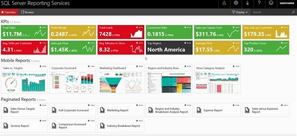 SQLServer's tweet image. New face of #SQLServer Reporting Services is modern, visual, personal & #mobile. #Summit15: msft.it/6014BO2iq