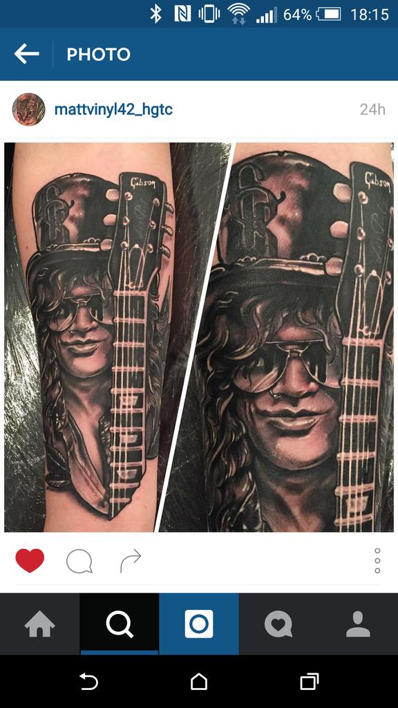 NickAllan81's tweet photo. @Slash what do you think??
#startofsleeve #rocktheme #slash #hurtlikehell #worthitthough https://t.co/7xNEQSSABq