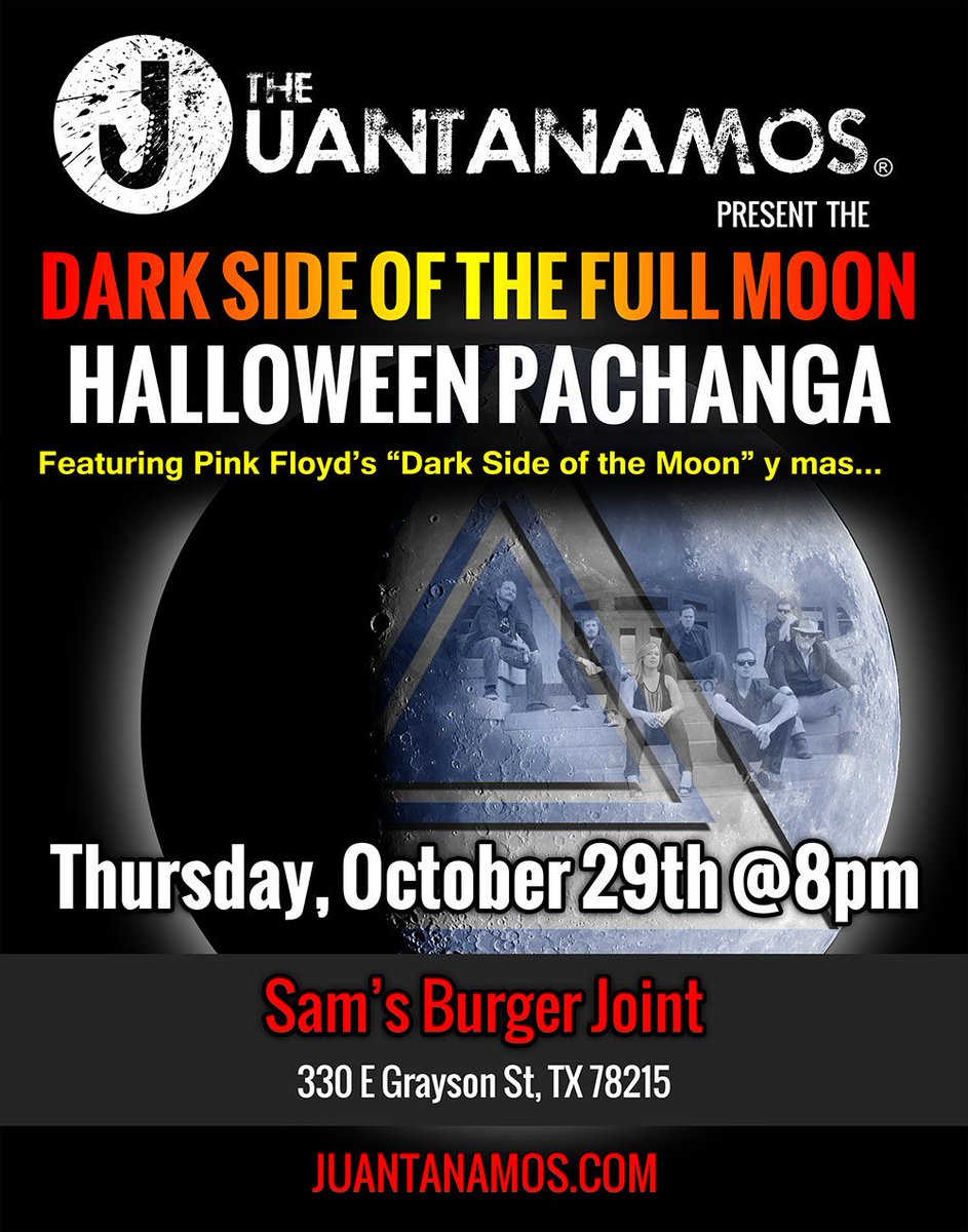 juantanamos's tweet photo. Experience "Dark Side of the Moon" live, tomorrow @SamsBurgerJoint! Get your tickets: https://t.co/OSaCMBXIpQ https://t.co/gkAkkeyPVL