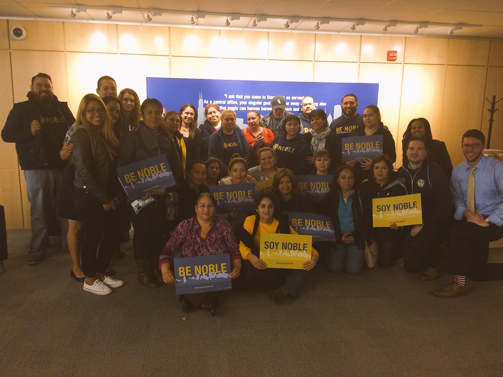 BeNobleAdvocacy's tweet photo. Just a few of the amazing @BeNoble parents and community members to #SupportNoble today https://t.co/qPmq9AO4hk