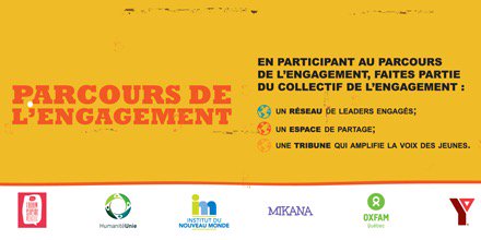 INM_voix's tweet photo. Nouveau parcours de l'engagement pour les #jeunes de 18 à 35 ans! Pour participer: https://t.co/TPpyt0lyXP #polqc https://t.co/xdy9ttCnNx