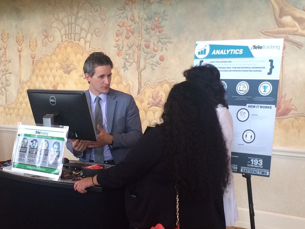 katie_roma's tweet photo. Loving the demos of analytics on our new TeleTracking IQ platform @TeleTracking #TeleCon15 https://t.co/GOtsxVHlNw