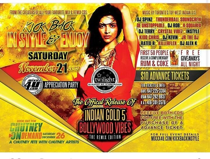 RickyGopiechand's tweet photo. #KickBackInStyle #BollywoodVIBES https://t.co/wDGrt1M3VD