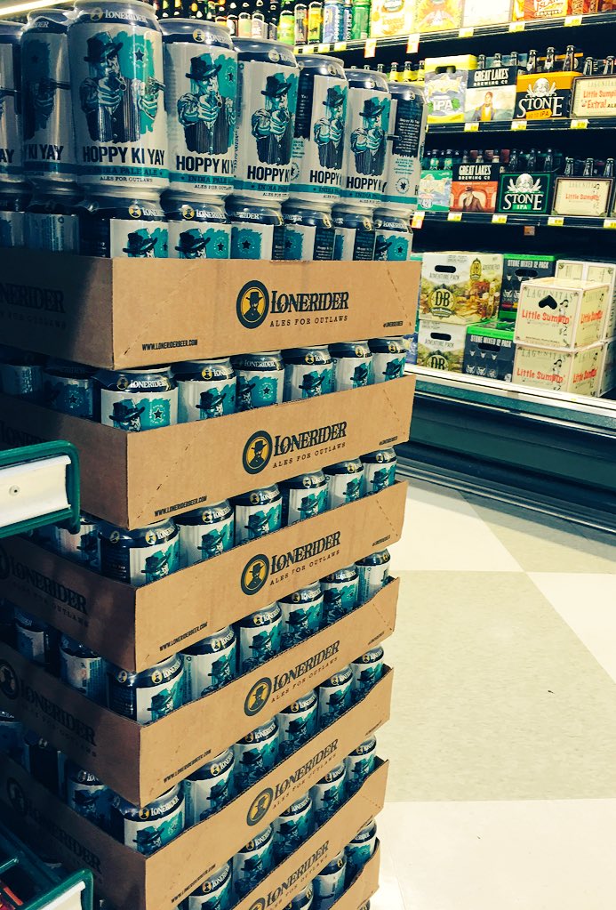 Larrry89's tweet image. Have you tried #HoppyKiYay yet?!  Swing by @HarrisTeeter Cameron Village and load up!  @loneriderbeer #DrinkLocal