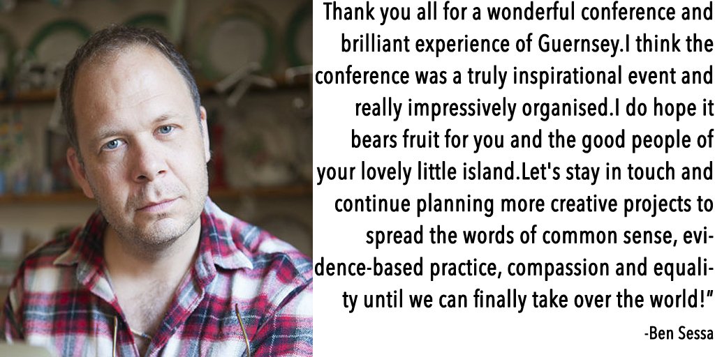 “Thank you all for a wonderful conference and brilliant experience of #Guernsey.” -Ben Sessa

#MentalHealth