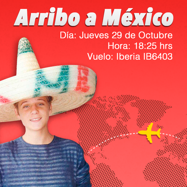 CalumHeaslip1's tweet photo. #México que ganas de veros! https://t.co/xN9hWjr8HL