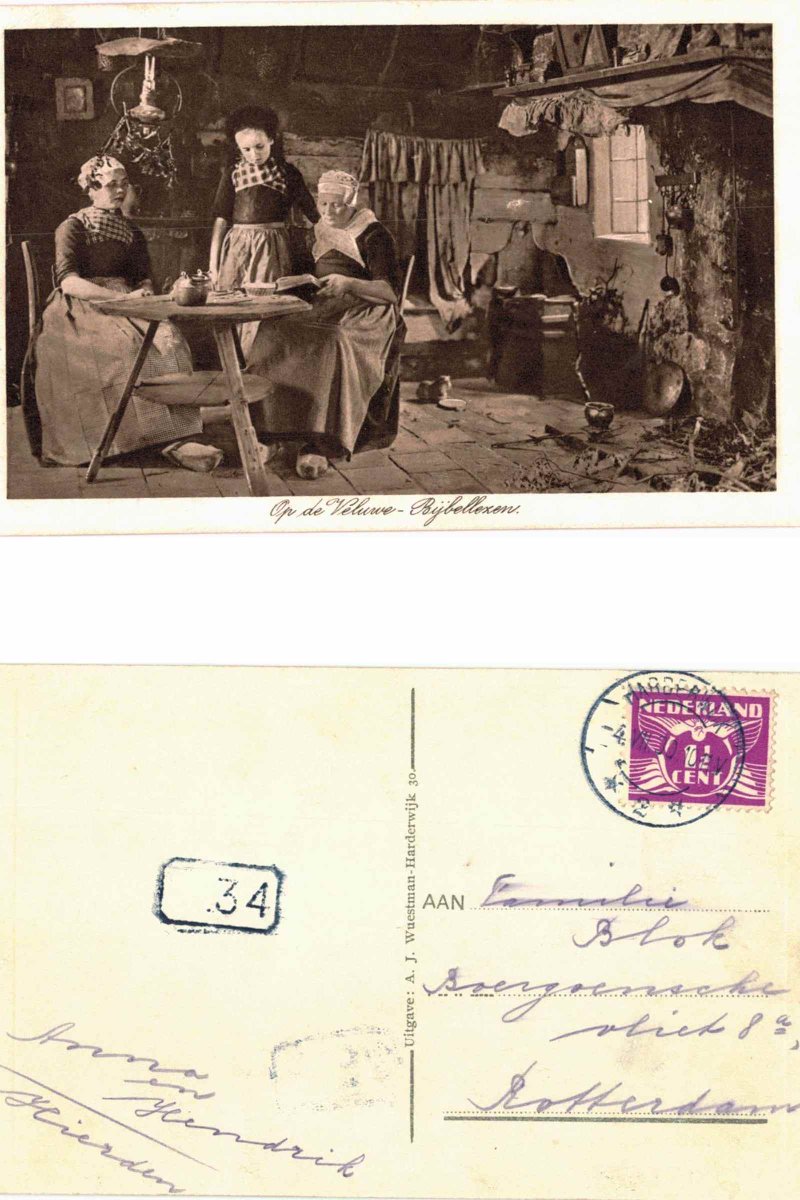 1932 VELUWE BIJBEL LEZEN 20.951  TE KOOP VOOR €3.99 op link.marktplaats.nl/m980538432 #VELUWE #Herinnering h