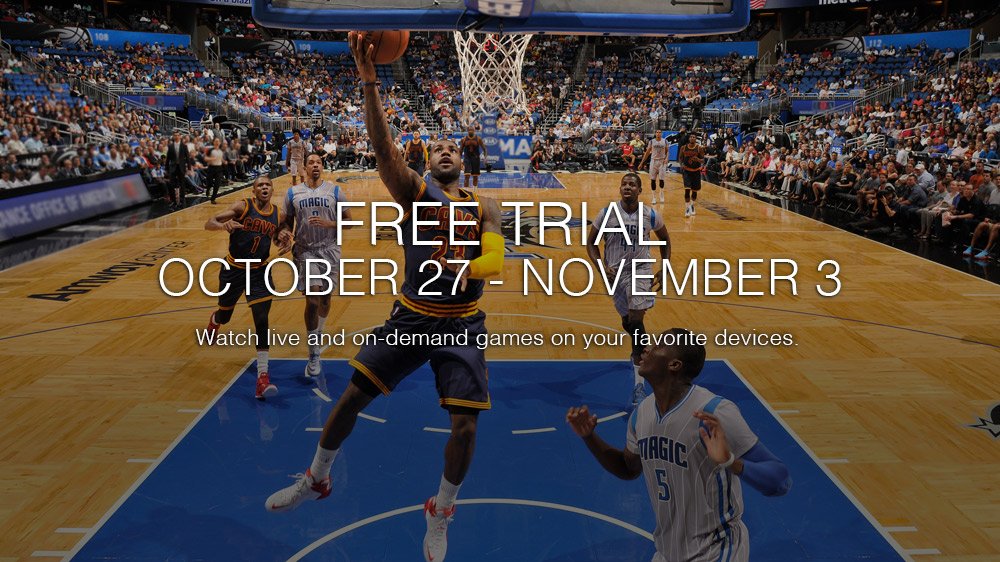 NBA's tweet photo. With 14 games on the sched, it's perfect night to check out the NBA LEAGUE PASS Free Trial! https://t.co/RxvVENBpqA https://t.co/KjwA7dCIR2