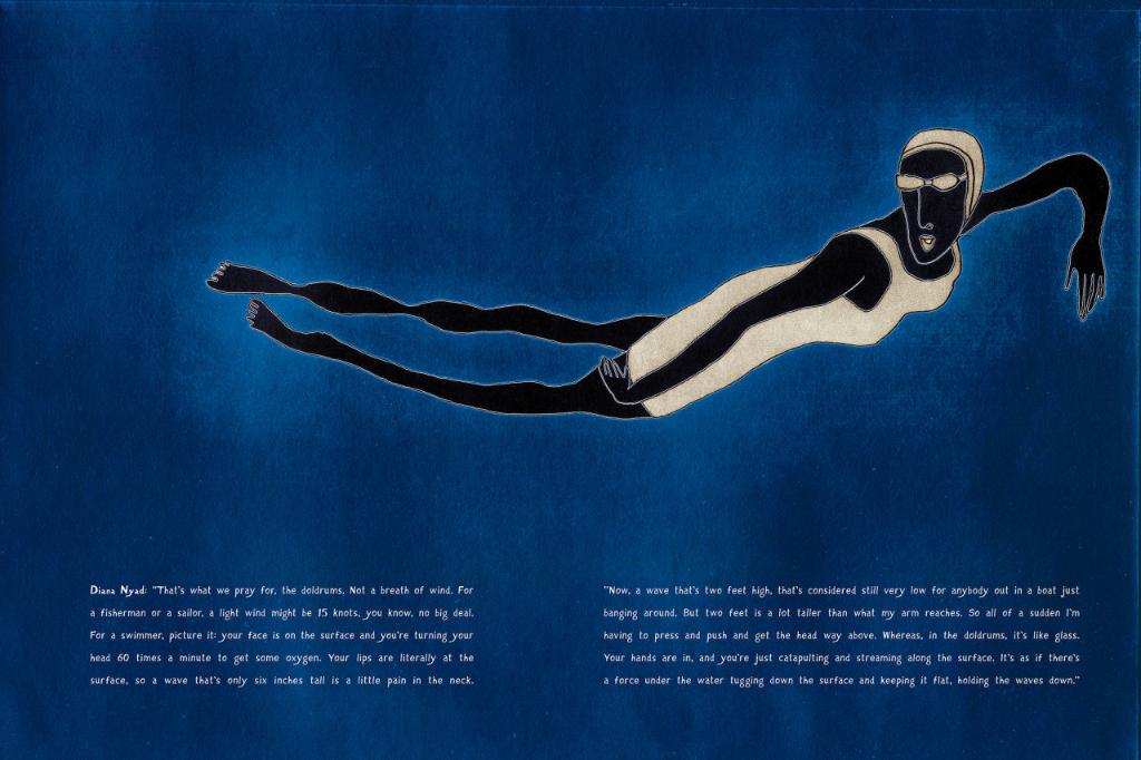 ELLEmagazine's tweet photo. Why swimmer Diana Nyad prays for "the doldrums": https://t.co/GcpQJ0POBX https://t.co/Af2hs4HoYz