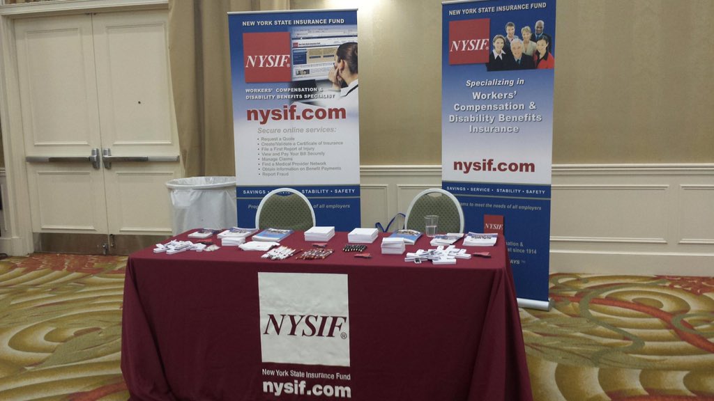 NYSIF_1914's tweet photo. NYSIF is at the #HVRAP today at the DoubleTree in Tarrytown! Stop by at Booth 11 and say hi! #workerscomp https://t.co/nxU6hfZ7el