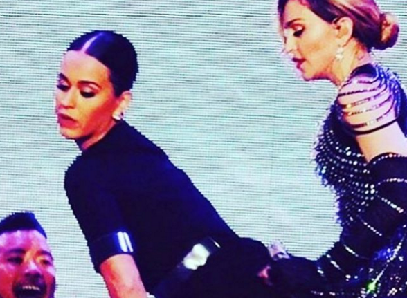 enews's tweet photo. In other news: Madonna spanked Katy Perry in concert https://t.co/cwcgJ7yGQT https://t.co/LSE3JJtp9V