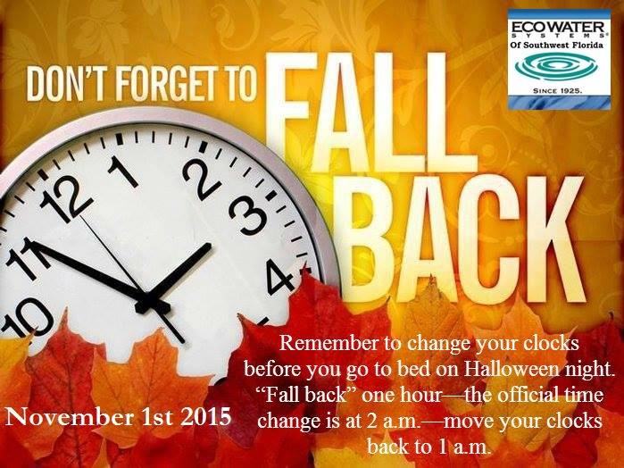 EcowaterSWFL's tweet photo. #TimeChange #fallback2015 Time to Remember #fallbacktimechange https://t.co/D77ZedvfPO