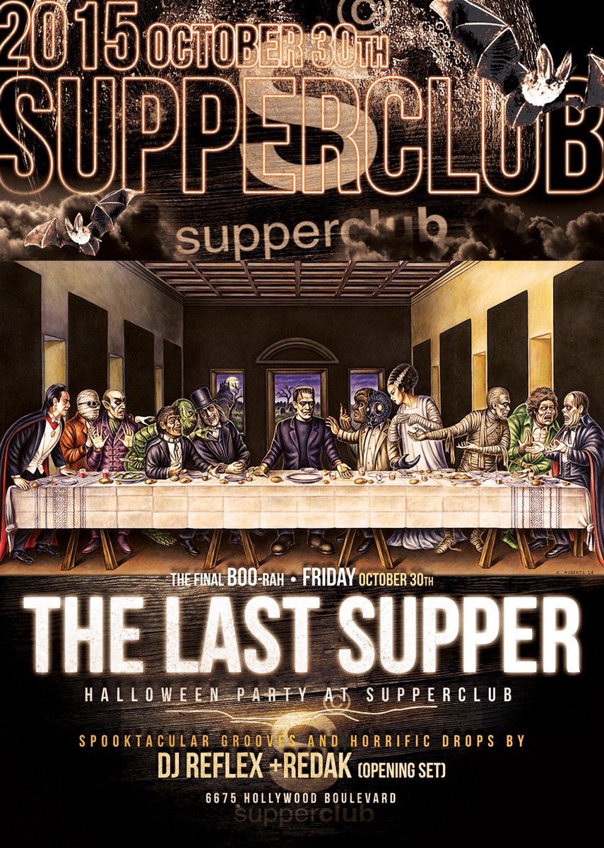 #FridayNight we're throwing the best party you've ever seen at #supperclubla! We're going out with a bang!