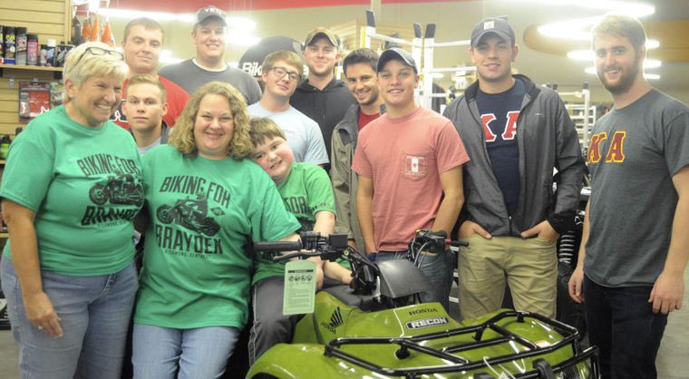 kappaalphaorder's tweet photo. @KappaAlpha_EKU recently donated $1,500 to help a local boy with Muscular Dystrophy. More at https://t.co/HUO75WSiQS https://t.co/eSoxBv8PFB