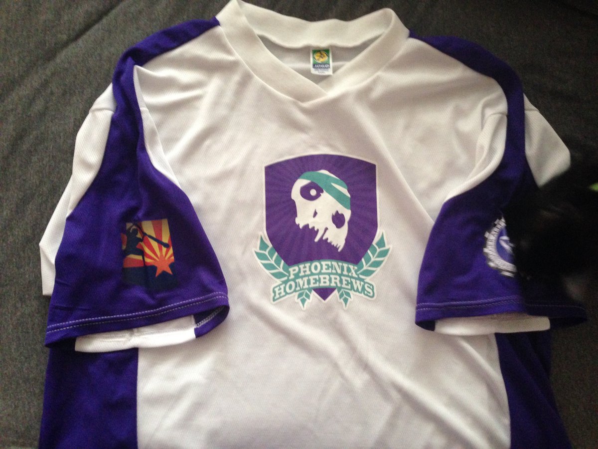 JuggerArizona's tweet photo. @vincentdonofrio Here's the front. Phoenix Homebrews is the Arizona travel team. How should we get this to you? https://t.co/qkOBUYDAoK