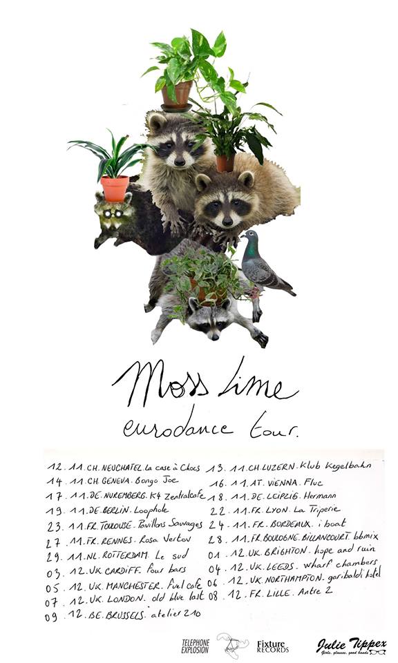 <a href="/moss_lime/">Moss Lime</a>'s "Euro Dance" tour poster embodies the band perfectly! <a href="/julietippex/">Julie Tippex</a> <a href="/atelierciseaux/">Atelier Ciseaux Rds</a> #EuropeanTour