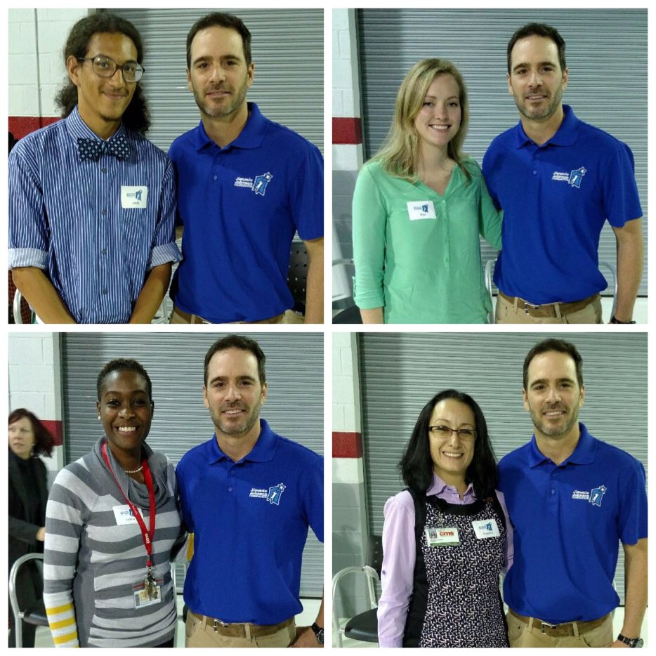 huhsmedia's tweet photo. @HUHS wins a $26K grant from the Jimmie Johnson Foundation! Student, Teachers &amp; Jimmie Johnson https://t.co/sHgm0PndP5
