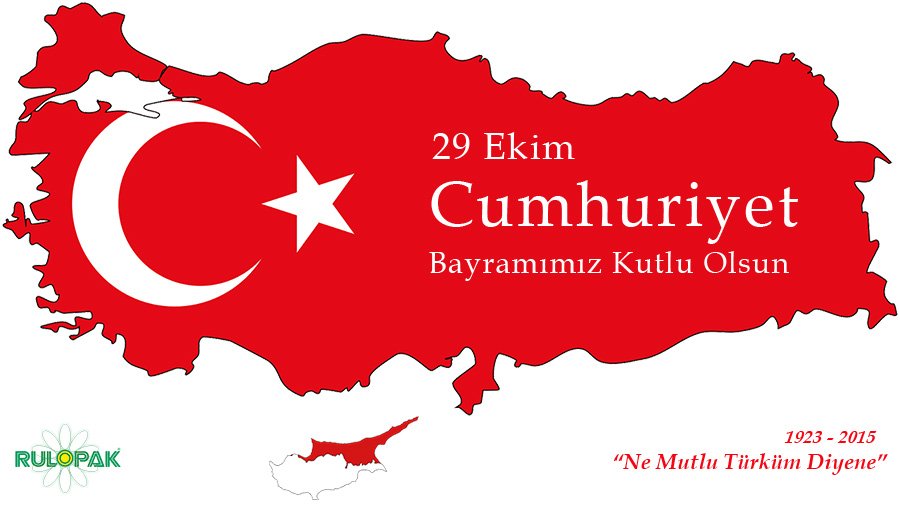#29Ekim #29ekim1923 #NeMutluTurkumDiyene #Cumhuriyet #Turkiye #temizlikdemek 
Hijyen fikirlerini takip edin <a href="/Rulopak/">Rulopak</a>