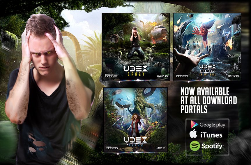 heartforhard's tweet photo. "Crazy" and all other releases of Udex are available at all other downloadportals. #hardstyle @udexofficial https://t.co/lztoYbczhx