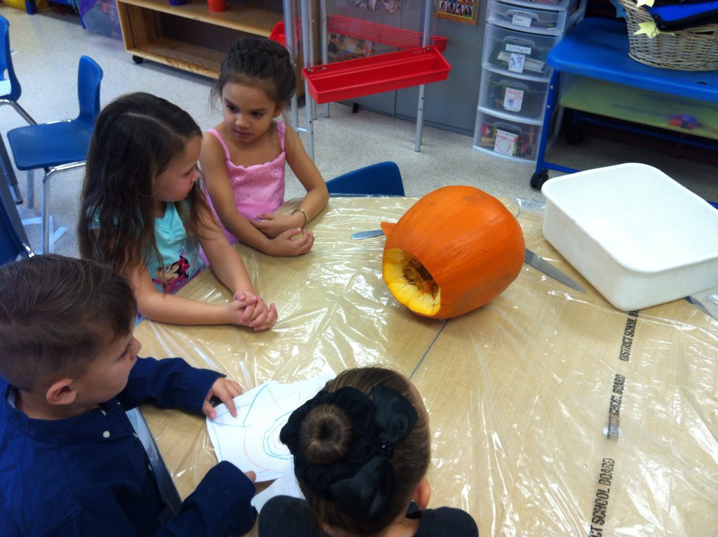 GAFDKRM104's tweet photo. How many seeds inside a pumpkin???  Let's find out..... https://t.co/rbFQwnQU4n