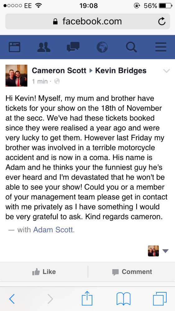 cmrnsctt's tweet photo. @kevinbridges86 please read!!! https://t.co/lUauTB5NUR