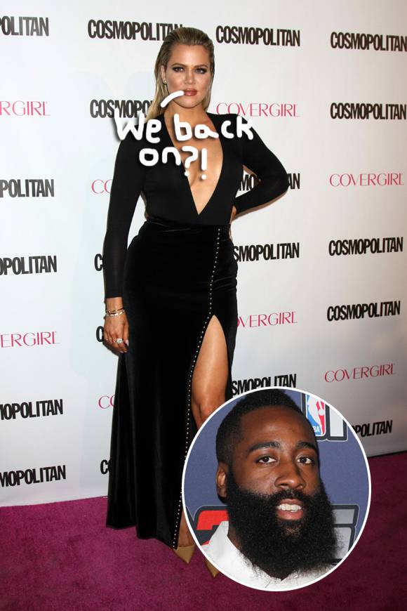 PerezHilton's tweet image. WAIT! Is there still hope for #KhloeKardashian and #JamesHarden?! goo.gl/BGokc2
