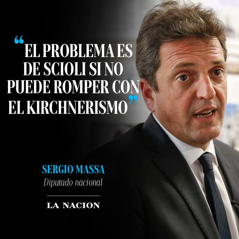 LANACION's tweet photo. .@SergioMassa criticó a @danielscioli y anunció que el domingo "perdió la continuidad". [https://t.co/jLzfdJwLzl] https://t.co/oXumchw6zc