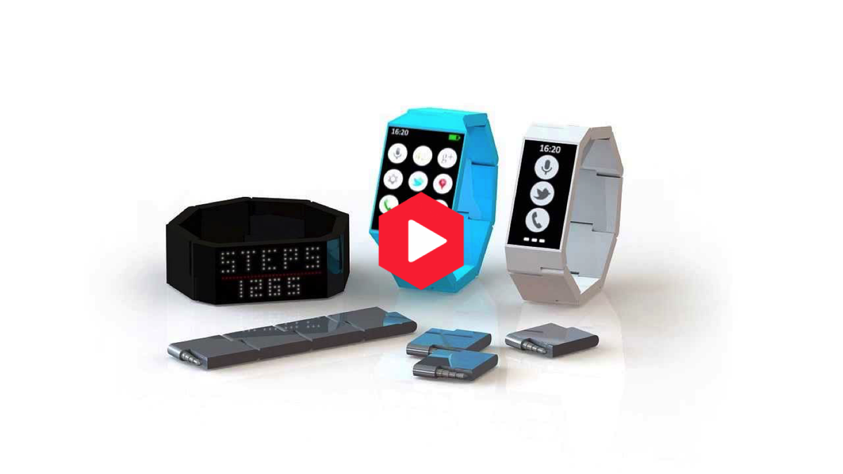 Blocks: The World's First Modular Smartwatch. Check them out on startupvid.com #startups #vc #wearables