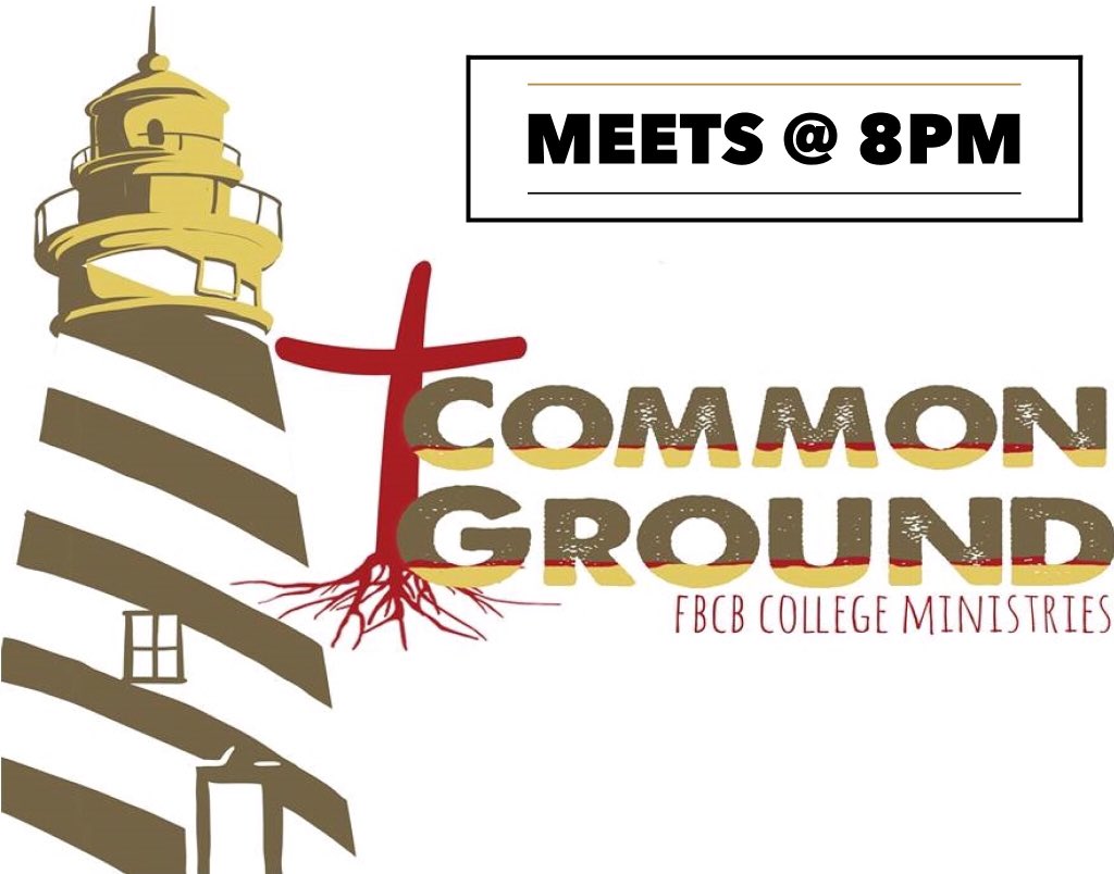 collegefbcb's tweet photo. Yes we do have #CommonGround at the #Lighthouse at 8pm. Pass this on!  Looking at Hebrews 2:10-18. https://t.co/5gKp5x0IjW