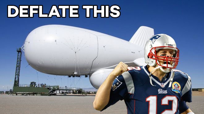 BostonDave's tweet photo. Military calls NFL to see if Tom Brady can help bring Aberdeen Blimp down.
https://t.co/DFyBbYJmfs https://t.co/SMiLouabNg