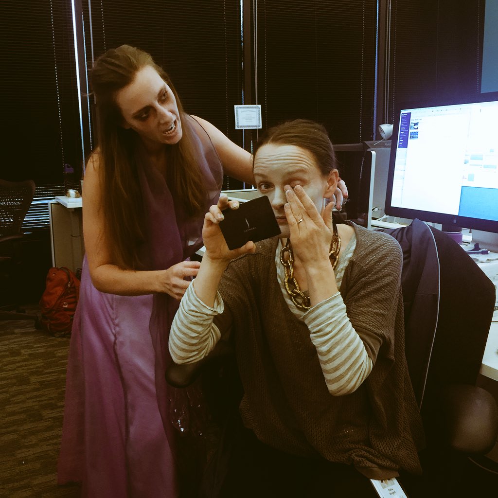 aparnadas's tweet photo. Stop by for #zombies at the prom @Expedia office today #happyhalloween @lifeatexpedia #spooky #brainfoodfestival https://t.co/V1fRzLwNUe