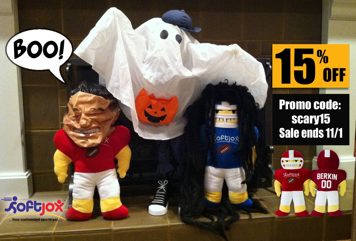 softjox's tweet photo. 15% off for our #Halloween sale! Go to https://t.co/RUPzHhIw6C and enter promo code: scary15. #teammom #football https://t.co/yGw1l6zhAC
