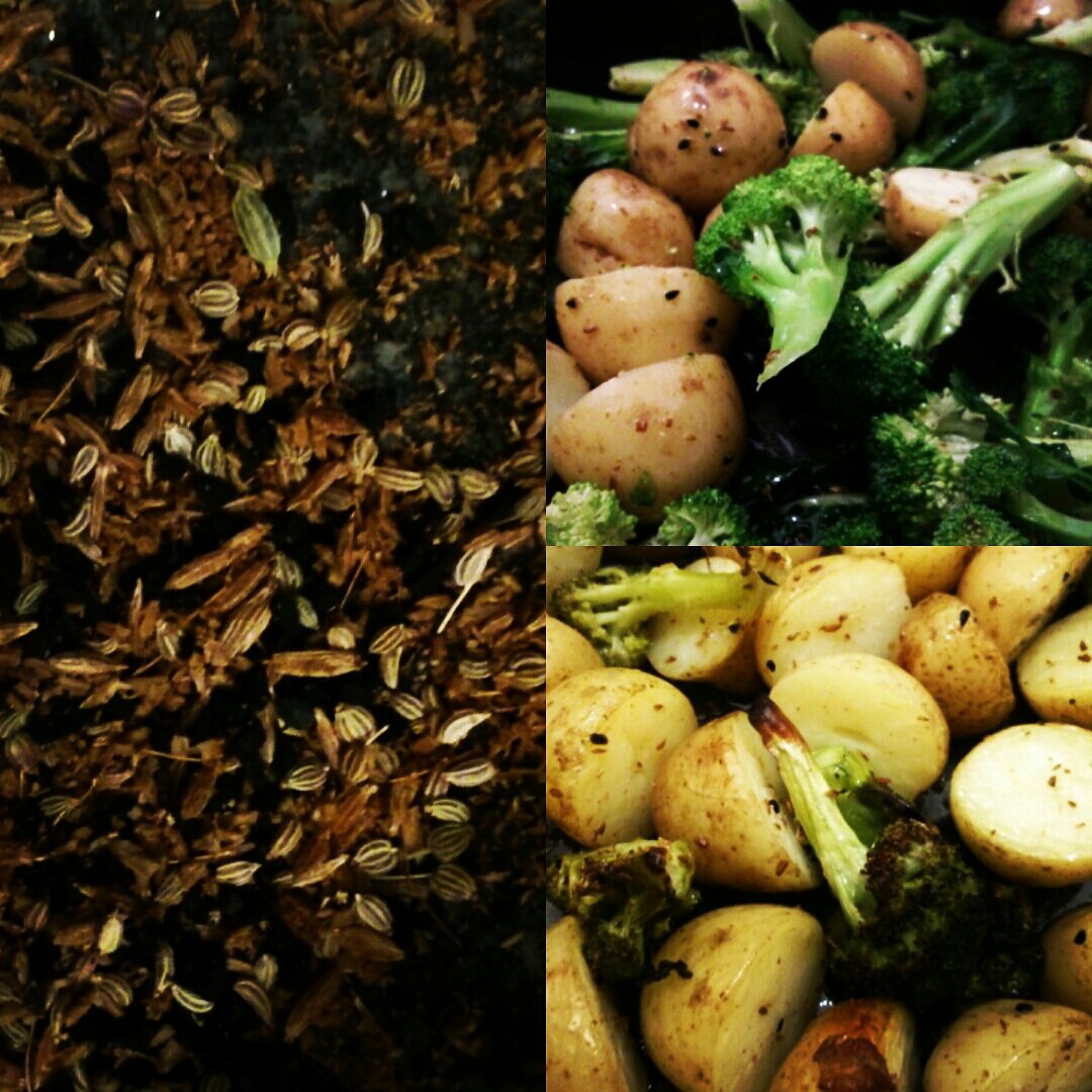 rafisspicebox's tweet photo. Tonight's #SpiceTip: try roasting broccoli and potatoes with coarsely crushed cumin, onion seeds and ajwain seeds. https://t.co/zgb9ARckDz