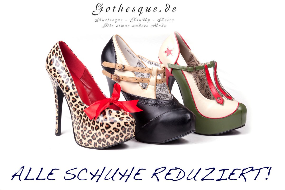 gothesque_de's tweet photo. Großer Bordello Teeze Sale! Bis zu 50% reduziert!
https://t.co/4772GKuqi5
#sale #bordello #schuhe #pinup https://t.co/3o2VN7q9Ut