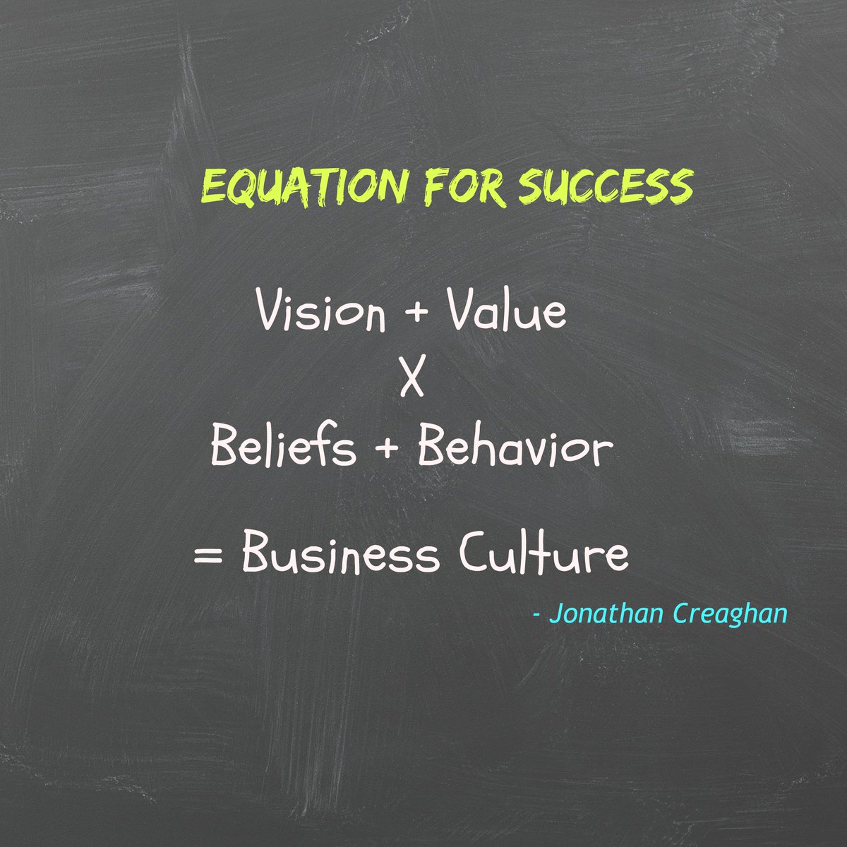 .#biz equation for success: (Vision + Value) X (Beliefs + Behavior) = Business Culture
#familybusiness