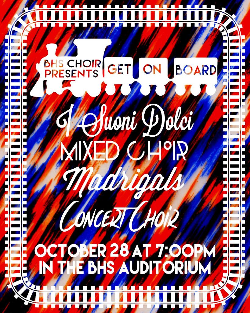 Brighton_Choir's tweet photo. Don't forget about the @bengalsbhs Choir Concert tonight at 7pm.  "Get On Board!" See you there. https://t.co/Xnk6gn7bwL