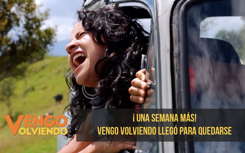 ¡Una semana más en <a href="/MulticinesEc/">Multicines Ecuador</a> Cuenca! Gracias por el cariño a #VengoVolviendo.