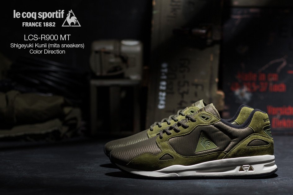 MensNeedsBlog's tweet image. Release Info: Mita Sneakers X Le Coq Sportif R900 ' Shigeyuki Kunii Color Direction ' ift.tt/1iiXGB7