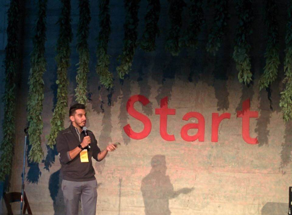 hellocoplex's tweet photo. Our newest team member @M3ghdad at the Start Conference @thepassionco last week! #timetostart15 https://t.co/gS094Iqn1c