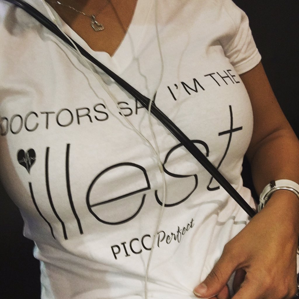 LianRyanHume's tweet photo. #PICCPerfect: "Doctors say I'm the illest" Raise awareness to invisible diseases. #CMT #lymedisease https://t.co/LBt8zr4dP3
